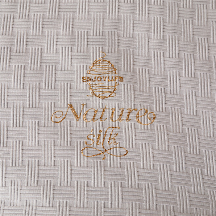 91家纺网 家纺一手货源 找家纺 伊被源 2023秋冬新款A类黄金蚕蛹蛋白被 被子被芯---华夫格针织 灰色