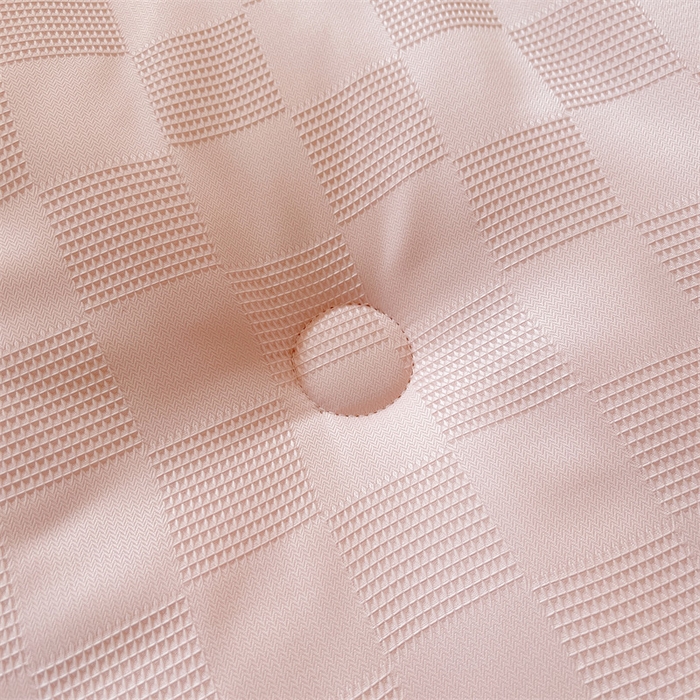 91家纺网 家纺一手货源 找家纺 伊被源 2023秋冬新款A类母婴级有机抗菌大豆蛋白被 被子被芯---华夫格魔方 玉色