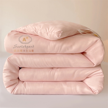 91家纺网 家纺一手货源 找家纺 （总）伊被源 2023秋冬新款A类母婴级有机抗菌大豆蛋白被 被子被芯---华夫格魔方