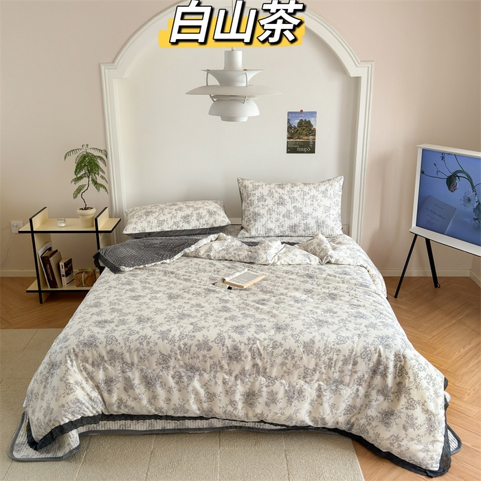 91家纺网 家纺一手货源 找家纺 （总）星期八 2023新款全棉花边豆豆被