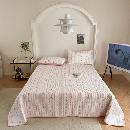 91家纺网 家纺一手货源 找家纺 （总）星期八 2023新款棉加绒床盖三件套