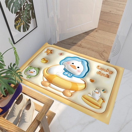 91家纺网 家纺一手货源 找家纺 （总）芙宁娜2024新款福利地垫软垫入户防滑厕所门垫地毯地垫地垫