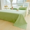 91家纺网 家纺一手货源 找家纺 爱旅生活 2023新款纯色床单单件 纯色-浅绿
