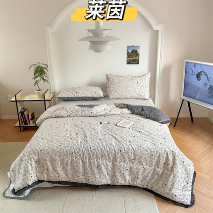 91家纺网 家纺一手货源 找家纺 （总）星期八 2023新款全棉花边豆豆被