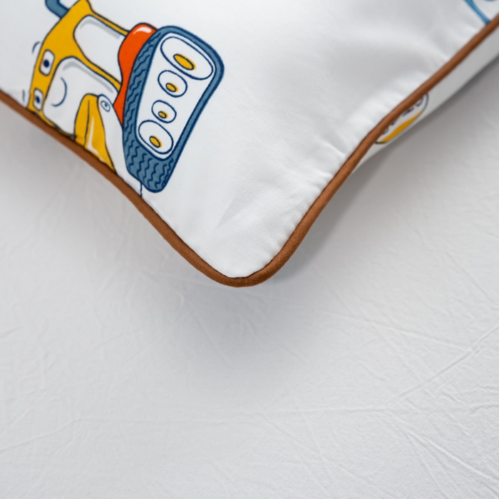 91家纺网 家纺一手货源 找家纺 萌番宝 2023新款全棉儿童60支枕芯枕套午睡枕A类双面枕 乐挖挖