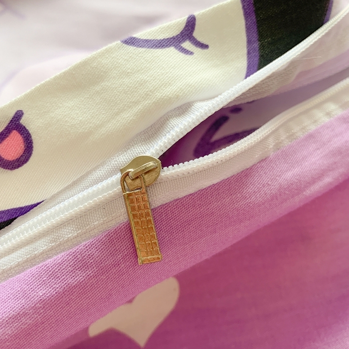 91家纺网 家纺一手货源 找家纺 朵希曼 2025新款全棉三丽鸥卡通印花系列四件套 库洛米