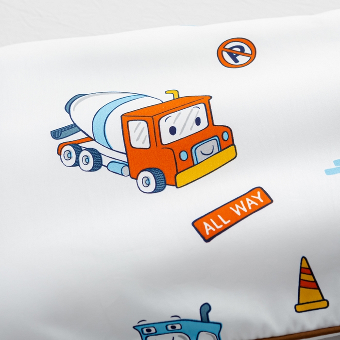 91家纺网 家纺一手货源 找家纺 萌番宝 2023新款全棉儿童60支枕芯枕套午睡枕A类双面枕 乐挖挖