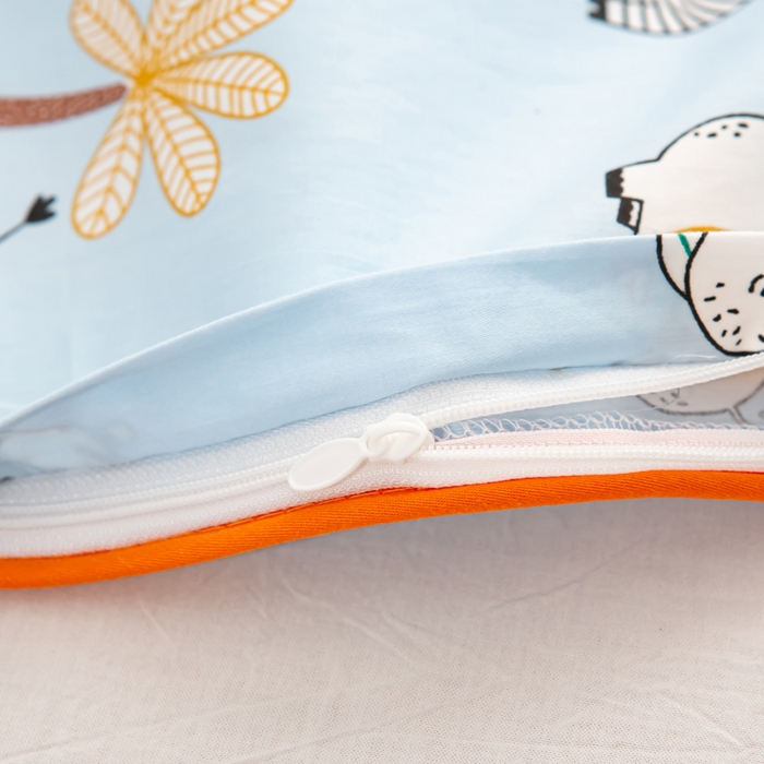 91家纺网 家纺一手货源 找家纺 萌番宝 2023新款全棉儿童60支枕芯枕套午睡枕A类双面枕 疯狂动物城