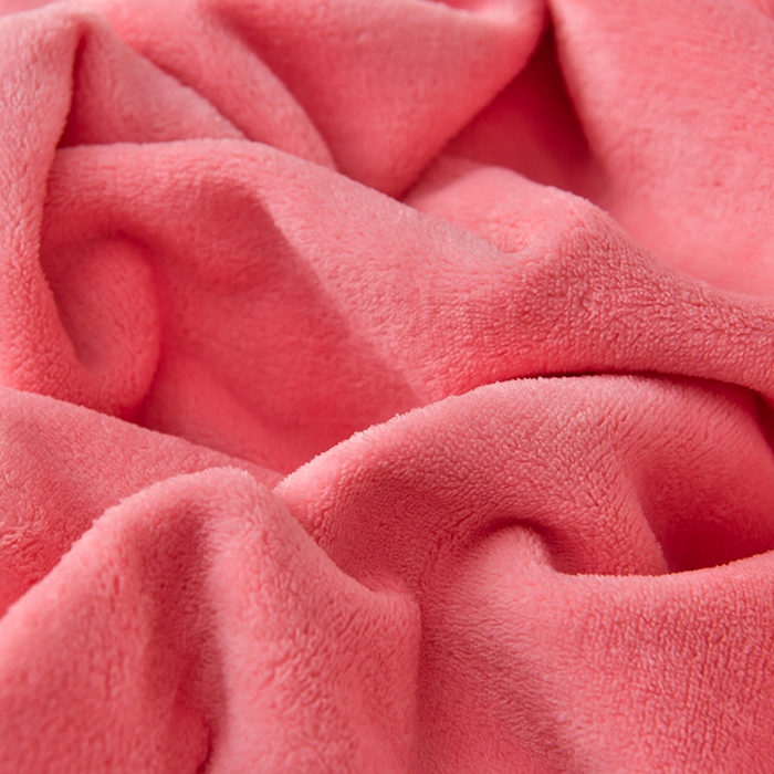 91家纺网 家纺一手货源 找家纺 畅畅家纺 2024新款高克重加厚保暖冬季牛奶绒纯色床盖款四件套 玉色