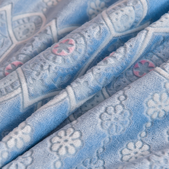 91家纺网 家纺一手货源 找家纺 畅畅家纺 2024新款高克重8斤加厚牛奶绒6D雕花绒印花水晶绒金貂绒法莱绒四件套 繁星点点