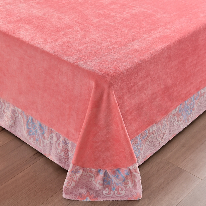 91家纺网 家纺一手货源 找家纺 畅畅家纺 2024新款高克重8斤加厚牛奶绒6D雕花绒印花水晶绒金貂绒法莱绒四件套 菲欧娜-玉