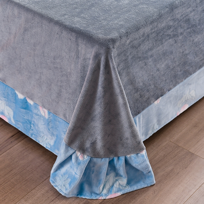 91家纺网 家纺一手货源 找家纺 畅畅家纺 2024新款高克重8斤加厚牛奶绒6D雕花绒印花水晶绒金貂绒法莱绒四件套 繁星点点