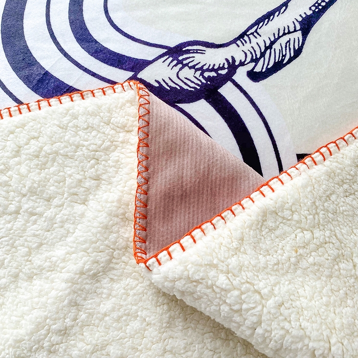 91家纺网 家纺一手货源 找家纺 爵仕家纺 2023新款羊羔绒毯宫廷风骏马系列 咖马