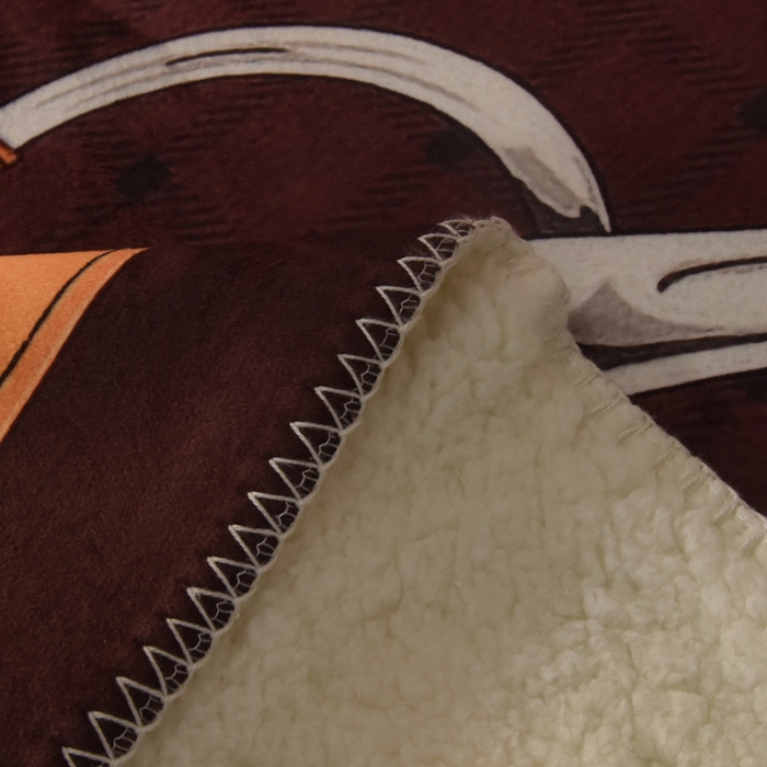 91家纺网 家纺一手货源 找家纺 爵仕家纺 2023新款羊羔绒毯宫廷风骏马系列 四骏马