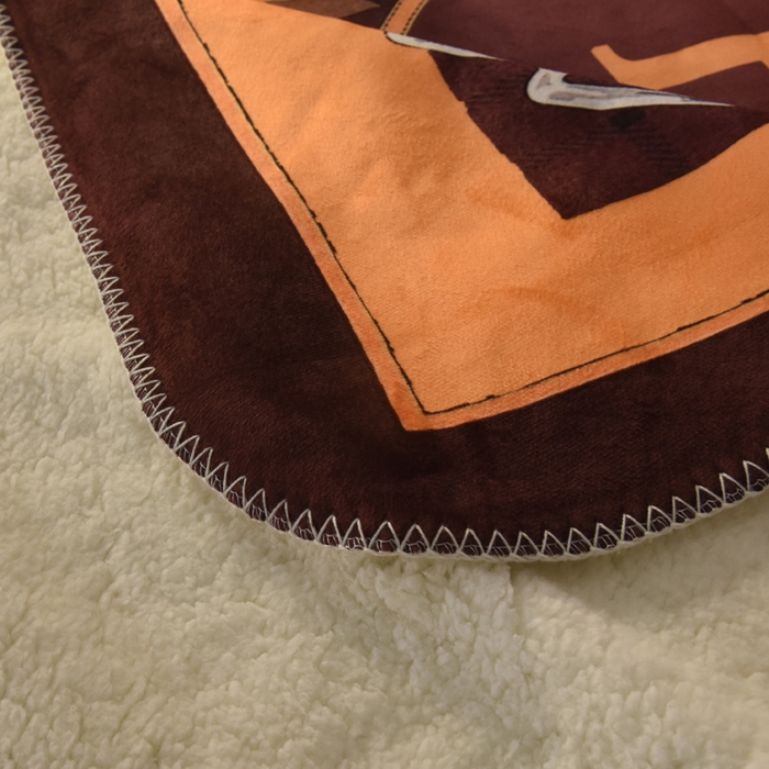 91家纺网 家纺一手货源 找家纺 爵仕家纺 2023新款羊羔绒毯宫廷风骏马系列 四骏马