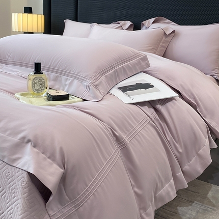91家纺网 家纺一手货源 找家纺 （总）塔塔家居 2025新款60长绒棉床盖四件套 赠送包装