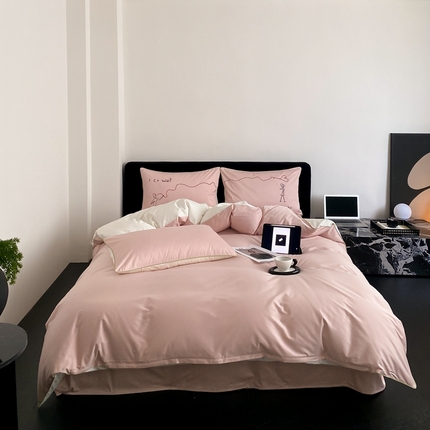 91家纺网 家纺一手货源 找家纺 （总）时年 2023新款100支双股澳棉刺绣款四件套