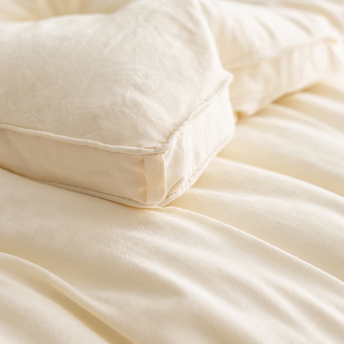 91家纺网 家纺一手货源 找家纺 荔禾家居 2023新款千鸟格提花大豆被冬被被子被芯 千鸟格-白