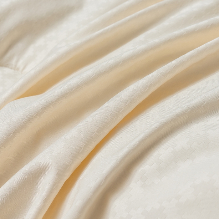 91家纺网 家纺一手货源 找家纺 荔禾家居 2023新款千鸟格提花大豆被冬被被子被芯 千鸟格-白