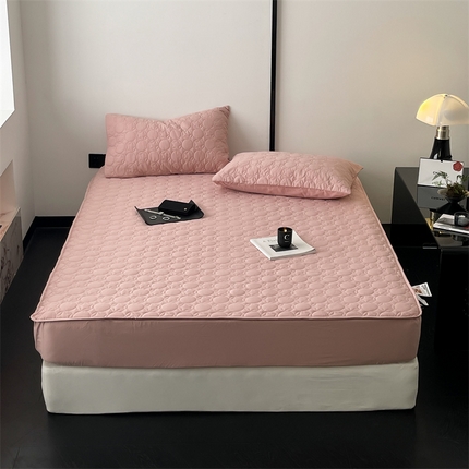 三味舒屋 2024新款全棉夹棉床笠 星愿 星愿茶粉