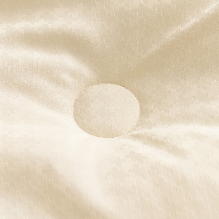 91家纺网 家纺一手货源 找家纺 荔禾家居 2023新款千鸟格提花大豆被冬被被子被芯 千鸟格-白