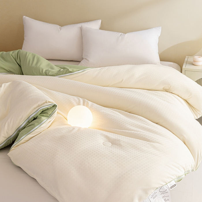 91家纺网 家纺一手货源 找家纺 （总）荔禾家居 2023新款A类千鸟格双拼子母被被子被芯