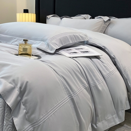 91家纺网 家纺一手货源 找家纺 （总）塔塔家居 2025新款60长绒棉床盖四件套 赠送包装