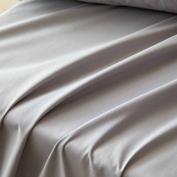 91家纺网 家纺一手货源 找家纺 怡家居 2023新款全棉100支磨毛纯色单品床单 雅士灰