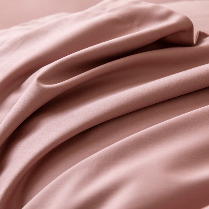 91家纺网 家纺一手货源 找家纺 怡家居 2023新款全棉100支磨毛纯色单品枕套 雾玫粉