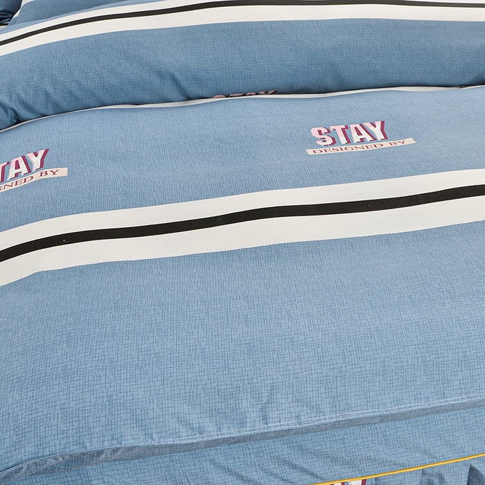 91家纺网 家纺一手货源 找家纺 小雨家纺 2026新款芦荟棉单件床裙及床裙三件套-第二批 简单时光