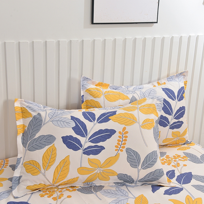 91家纺网 家纺一手货源 找家纺 小雨家纺 2026新款芦荟棉单件床裙及床裙三件套-第二批 梦露花园-黄