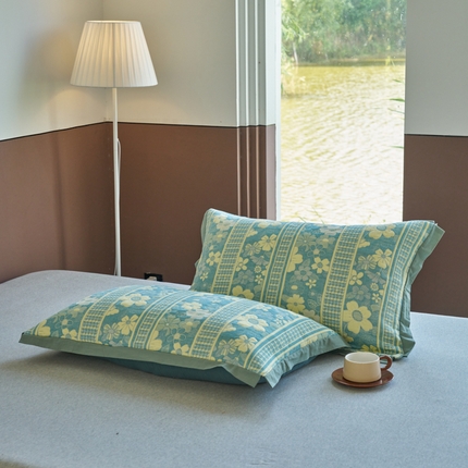 91家纺网 家纺一手货源 找家纺 （总）棠薇家纺 2025新款60支细纱全棉枕头套三层纱夹棉枕套