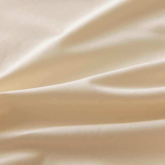 91家纺网 家纺一手货源 找家纺 怡家居 2023新款全棉100支磨毛纯色单品床笠 奶昔白