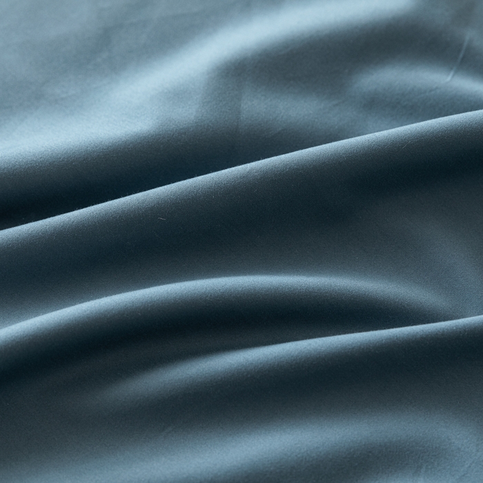 91家纺网 家纺一手货源 找家纺 怡家居 2023新款全棉100支磨毛纯色单品床笠 宾利蓝