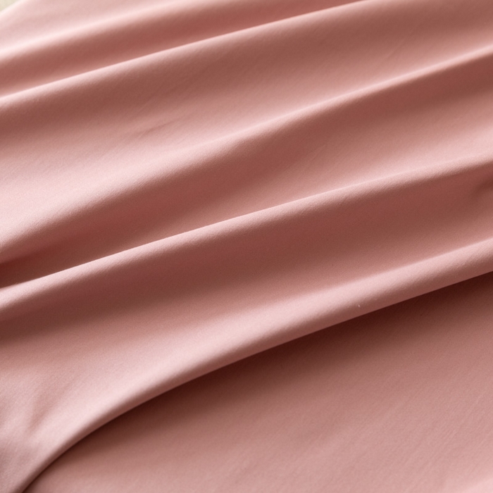 91家纺网 家纺一手货源 找家纺 怡家居 2023新款全棉100支磨毛纯色单品床单 雾玫粉