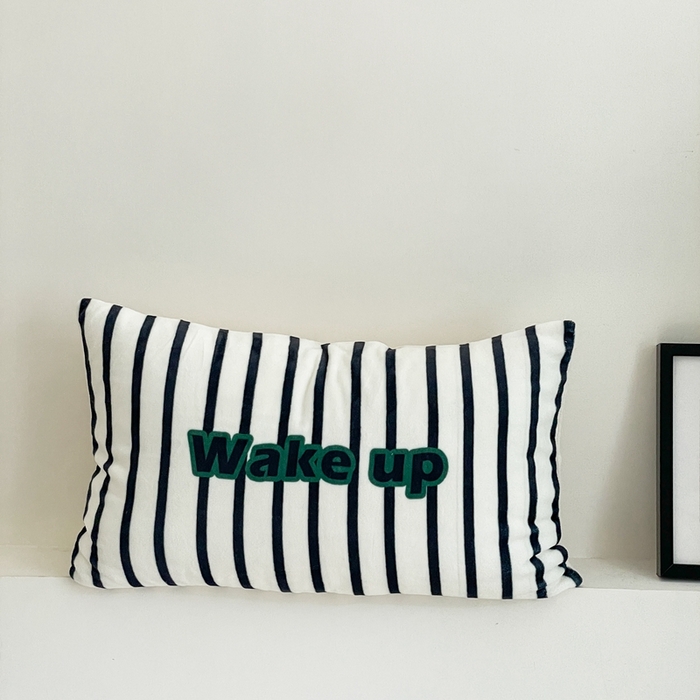 91家纺网 家纺一手货源 找家纺 圆岛家纺 2023新款可单卖混搭枕套合集2 条纹黑