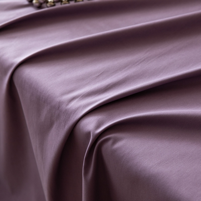 91家纺网 家纺一手货源 找家纺 怡家居 2023新款全棉100支磨毛纯色单品床单 神秘紫
