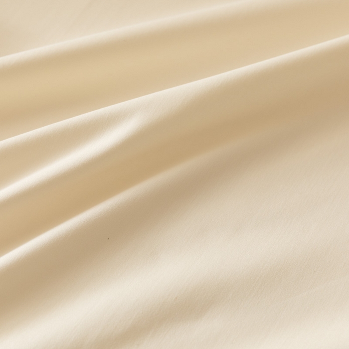 91家纺网 家纺一手货源 找家纺 怡家居 2023新款全棉100支磨毛纯色单品床单 奶昔白