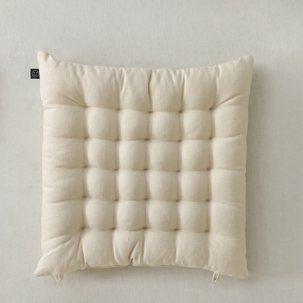 91家纺网 家纺一手货源 找家纺 （总）美茉家居 2023新款日式简约棉麻素色坐垫