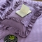 91家纺网 家纺一手货源 找家纺 好莱乐 2023新款全棉贡缎提花花边款纯棉四件套-艾歌系列 艾歌-紫色