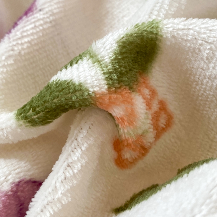 91家纺网 家纺一手货源 找家纺 仟网汇 2023新款双面印花牛奶绒四件套 郁金香