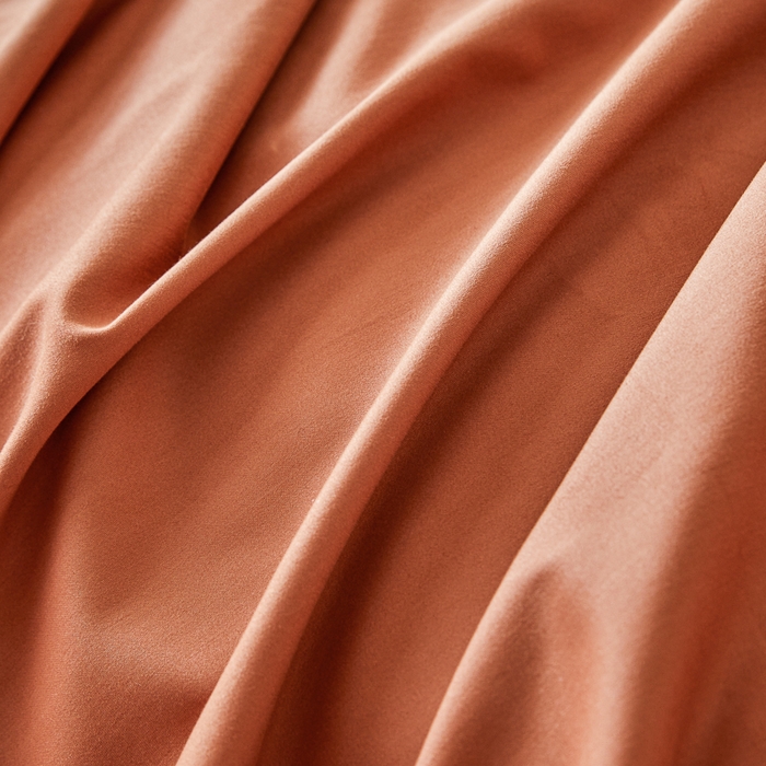 91家纺网 家纺一手货源 找家纺 怡家居 2023新款全棉100支磨毛纯色单品枕套 晚霞红