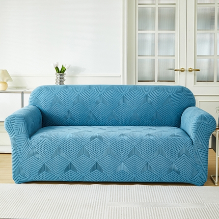 逐日沙发套 2023新款提花沙发套-时光 时光-蓝灰色