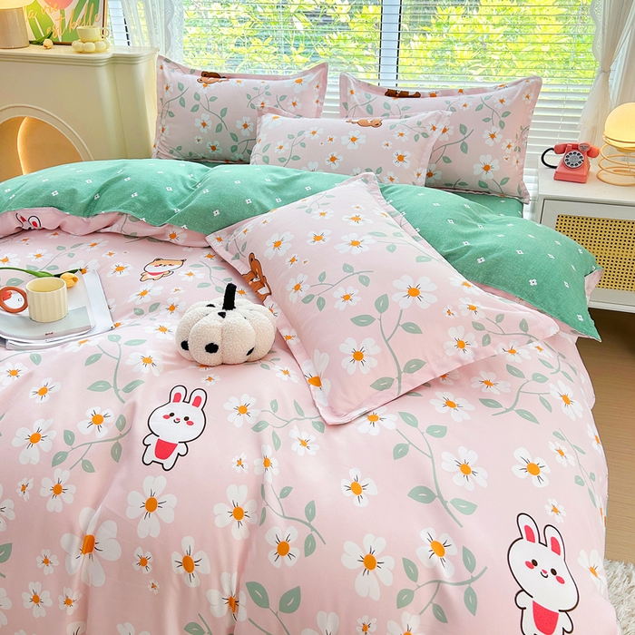 91家纺网 家纺一手货源 找家纺 曼璐家纺 2025新款加厚磨毛植物羊绒单被套直播爆款被套单件 哈基米