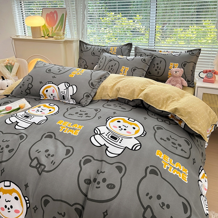 91家纺网 家纺一手货源 找家纺 曼璐家纺 2025新款加厚磨毛植物羊绒单被套直播爆款被套单件 遨游天际