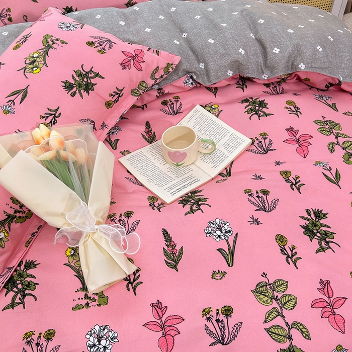 91家纺网 家纺一手货源 找家纺 曼璐家纺 2025新款加厚磨毛植物羊绒单被套直播爆款被套单件 花漾