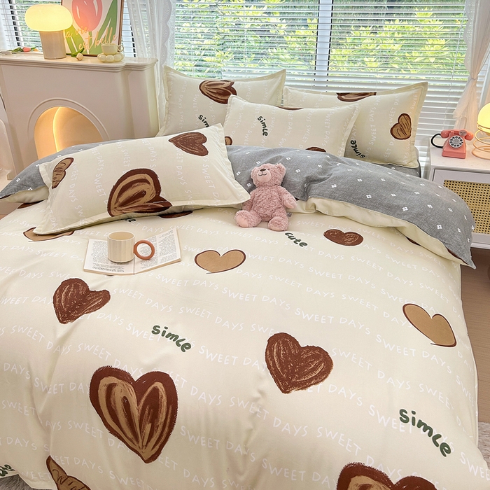 91家纺网 家纺一手货源 找家纺 曼璐家纺 2025新款加厚磨毛植物羊绒单被套直播爆款被套单件 怦然心动