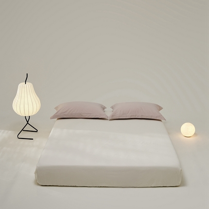 8小时家纺 2023新款磨毛纯色系列单床笠 高贵白