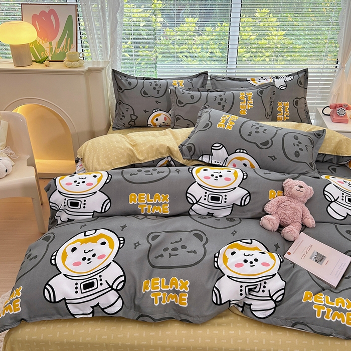 91家纺网 家纺一手货源 找家纺 曼璐家纺 2025新款加厚磨毛植物羊绒单被套直播爆款被套单件 遨游天际