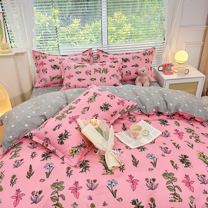 91家纺网 家纺一手货源 找家纺 曼璐家纺 2025新款加厚磨毛植物羊绒单被套直播爆款被套单件 花漾